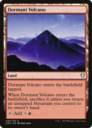 Dormant Volcano [Commander Anthology Volume II] | Exor Games New Glasgow