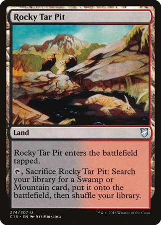 Rocky Tar Pit [Commander 2018] | Exor Games New Glasgow