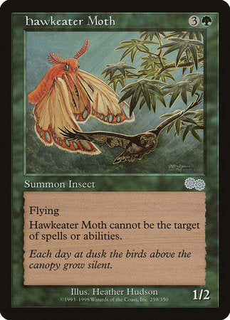 Hawkeater Moth [Urza's Saga] | Exor Games New Glasgow