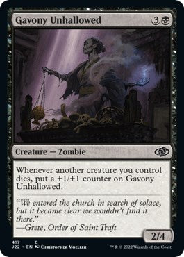 Gavony Unhallowed [Jumpstart 2022] | Exor Games New Glasgow
