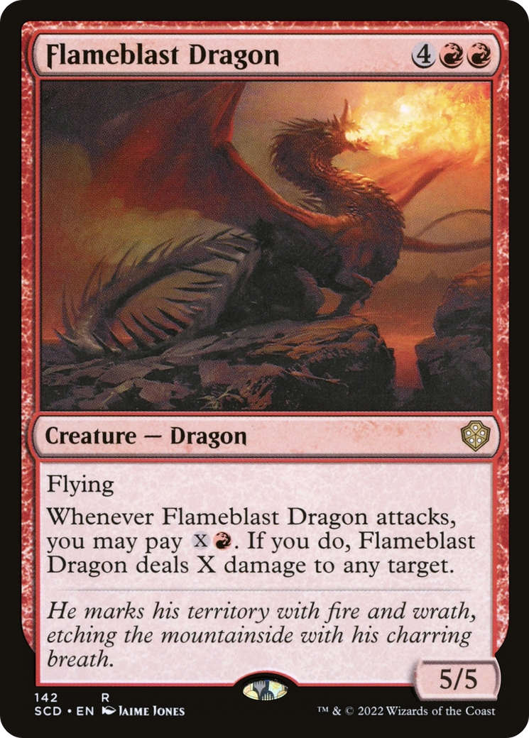 Flameblast Dragon [Starter Commander Decks] | Exor Games New Glasgow