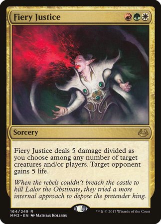 Fiery Justice [Modern Masters 2017] | Exor Games New Glasgow