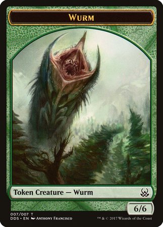 Wurm Token [Duel Decks: Mind vs. Might Tokens] | Exor Games New Glasgow