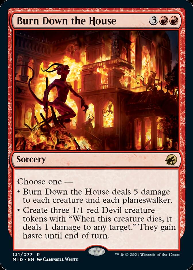 Burn Down the House [Innistrad: Midnight Hunt] | Exor Games New Glasgow