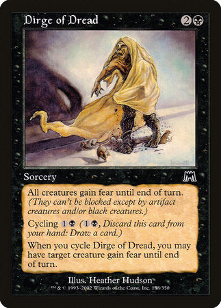 Dirge of Dread [Onslaught] | Exor Games New Glasgow