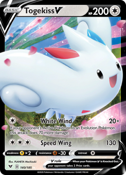 Togekiss V (140/185) [Sword & Shield: Vivid Voltage] | Exor Games New Glasgow