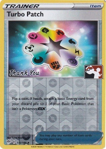 Turbo Patch (172/189) (Pokemon League) [Sword & Shield: Darkness Ablaze] | Exor Games New Glasgow