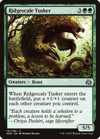 Ridgescale Tusker [Aether Revolt] | Exor Games New Glasgow