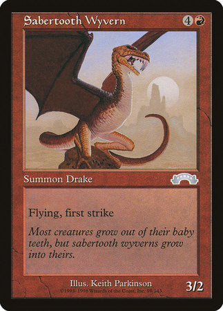 Sabertooth Wyvern [Exodus] | Exor Games New Glasgow