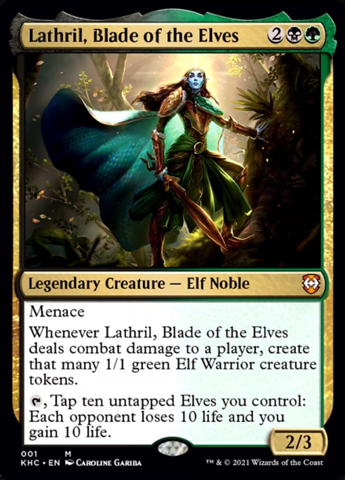 Lathril, Blade of the Elves [Kaldheim Commander] | Exor Games New Glasgow