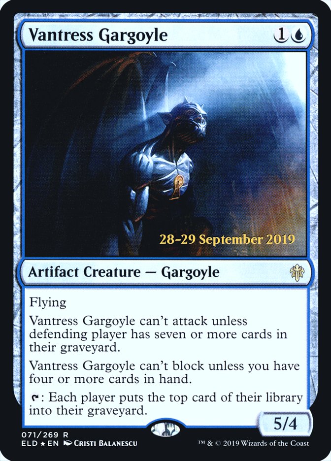 Vantress Gargoyle  [Throne of Eldraine Prerelease Promos] | Exor Games New Glasgow