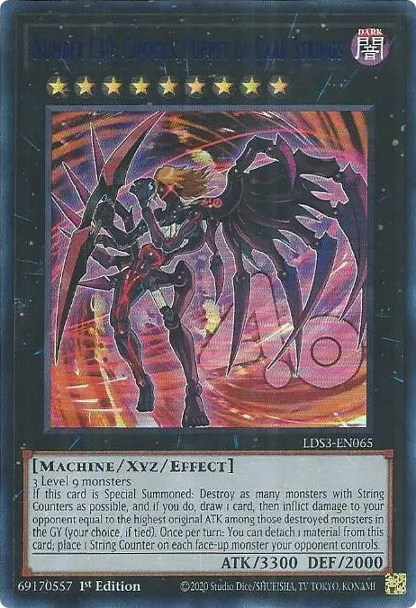 Number C40: Gimmick Puppet of Dark Strings (Blue) [LDS3-EN065] Ultra Rare | Exor Games New Glasgow