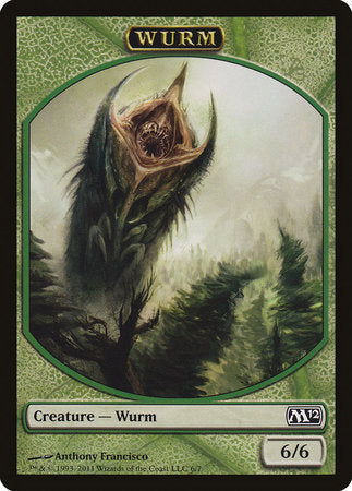 Wurm Token [Magic 2012 Tokens] | Exor Games New Glasgow