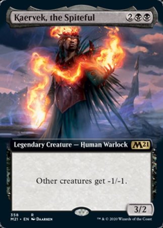 Kaervek, the Spiteful (Extended Art) [Core Set 2021] | Exor Games New Glasgow