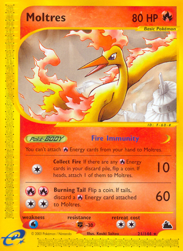 Moltres (21/144) [Skyridge] | Exor Games New Glasgow