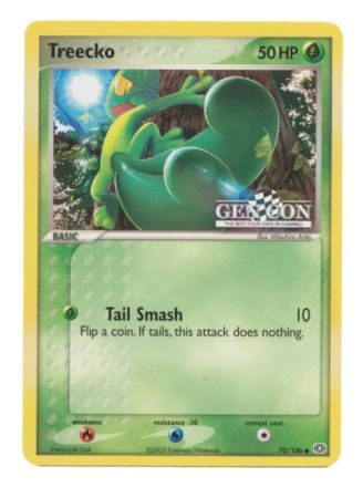 Treecko (70/106) (Gen Con The Best Four Days in Gaming Promo) [EX: Emerald] | Exor Games New Glasgow