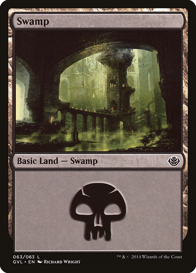 Swamp (63) (Garruk vs. Liliana) [Duel Decks Anthology] | Exor Games New Glasgow