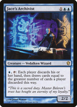 Jace's Archivist [Commander 2013] | Exor Games New Glasgow