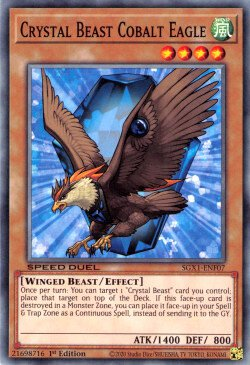 Crystal Beast Cobalt Eagle [SGX1-ENF07] Common | Exor Games New Glasgow