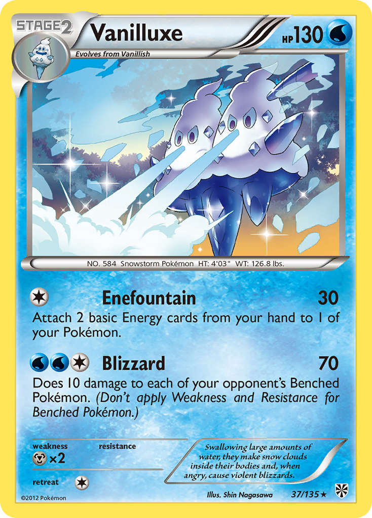 Vanilluxe (37/135) [Black & White: Plasma Storm] | Exor Games New Glasgow