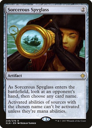 Sorcerous Spyglass [Ixalan] | Exor Games New Glasgow