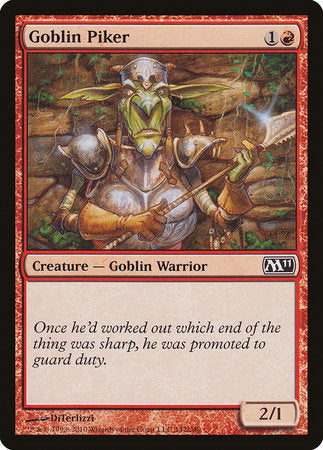 Goblin Piker [Magic 2011] | Exor Games New Glasgow