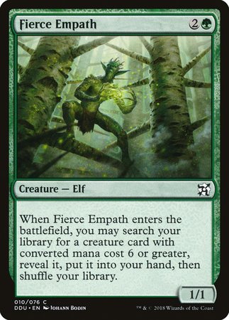 Fierce Empath [Duel Decks: Elves vs. Inventors] | Exor Games New Glasgow