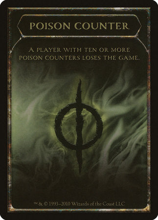 Poison Counter Token [Scars of Mirrodin Tokens] | Exor Games New Glasgow