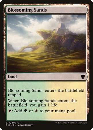 Blossoming Sands [Commander 2017] | Exor Games New Glasgow