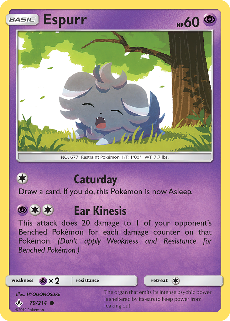 Espurr (79/214) [Sun & Moon: Unbroken Bonds] | Exor Games New Glasgow