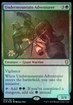 Undermountain Adventurer [Commander Legends: Battle for Baldur's Gate Prerelease Promos] | Exor Games New Glasgow