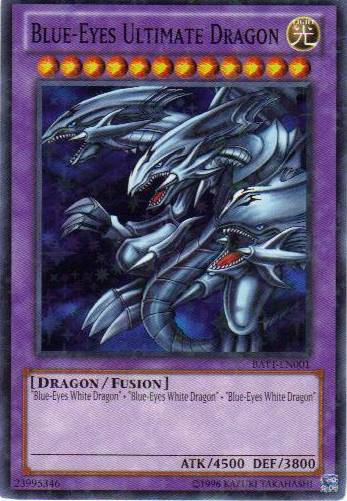 Blue-Eyes Ultimate Dragon [BATT-EN001] Starfoil Rare | Exor Games New Glasgow