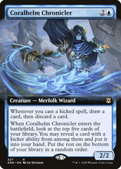 Coralhelm Chronicler (Extended Art) [Zendikar Rising] | Exor Games New Glasgow