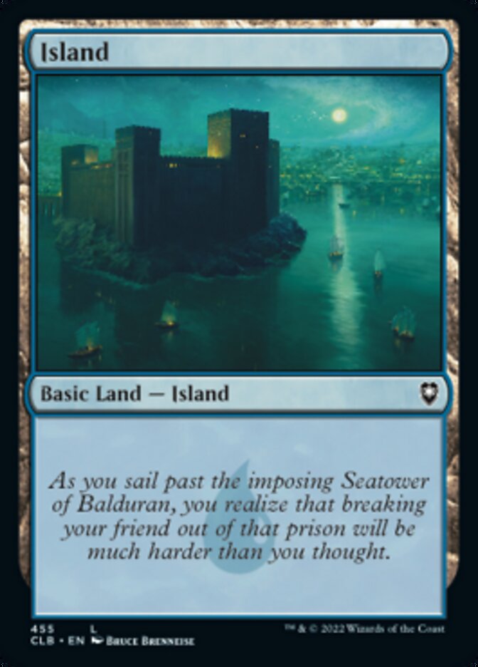 Island (455) [Commander Legends: Battle for Baldur's Gate] | Exor Games New Glasgow