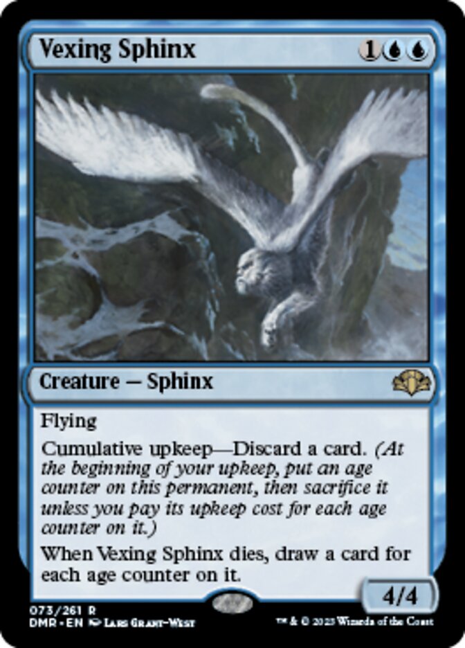 Vexing Sphinx [Dominaria Remastered] | Exor Games New Glasgow