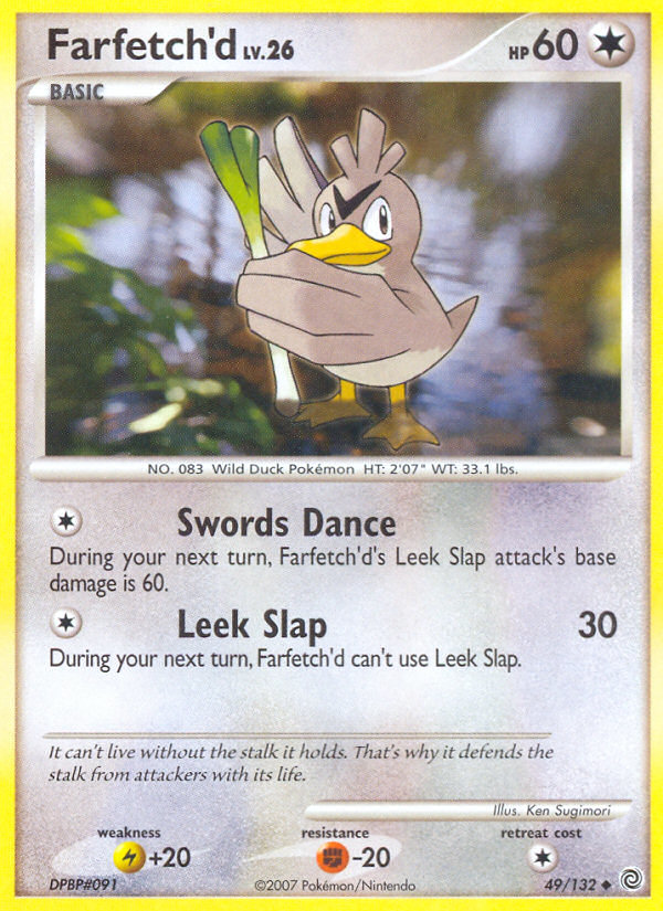 Farfetch'd (49/132) [Diamond & Pearl: Secret Wonders] | Exor Games New Glasgow