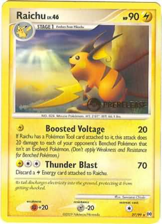 Raichu (27/99) (Prerelease Promo) [Nintendo: Black Star Promos] | Exor Games New Glasgow