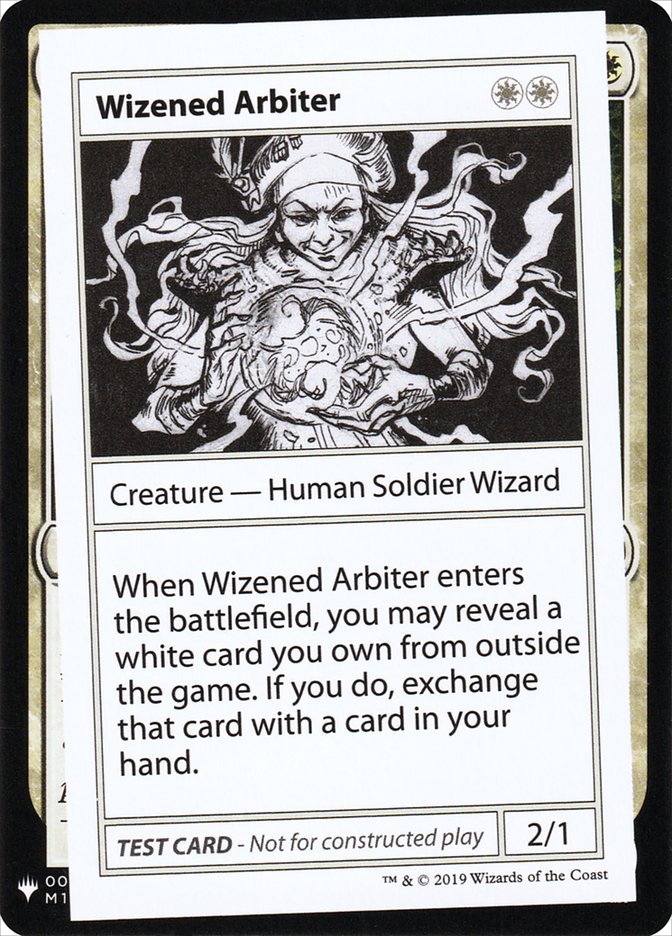 Wizened Arbiter [Mystery Booster Playtest Cards] | Exor Games New Glasgow