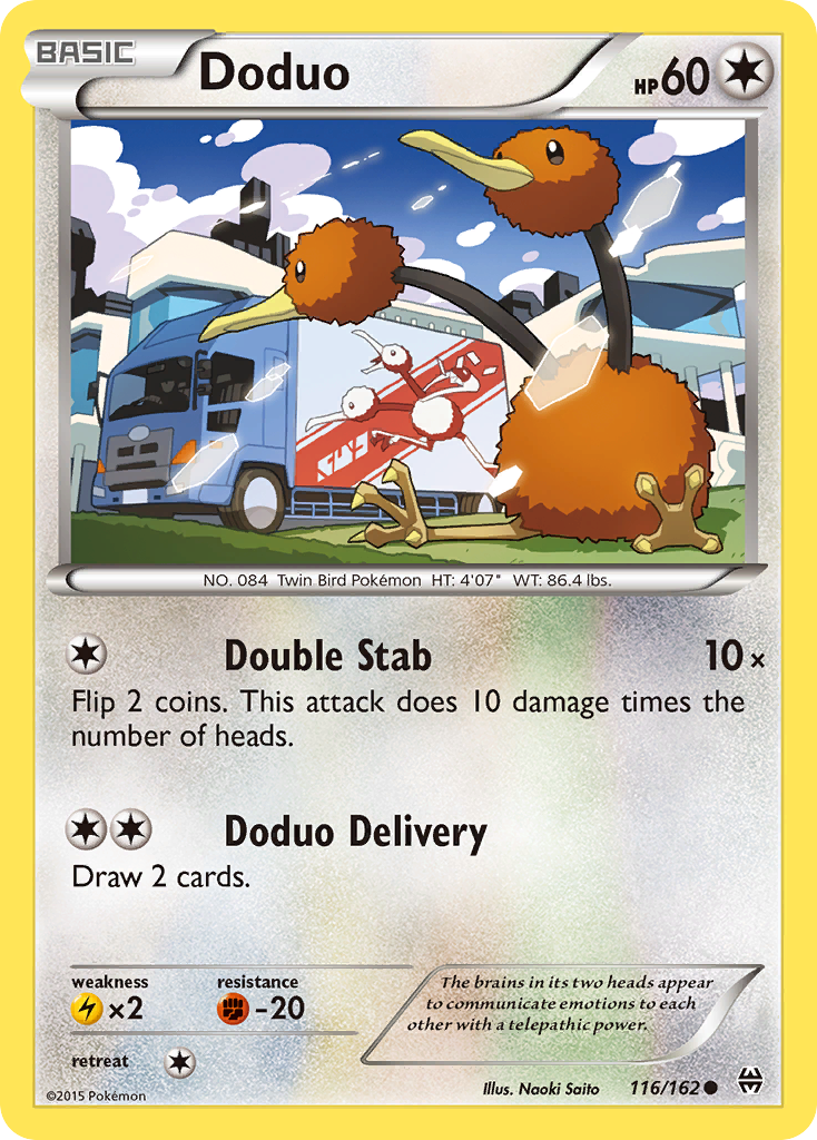 Doduo (116/162) [XY: BREAKthrough] | Exor Games New Glasgow