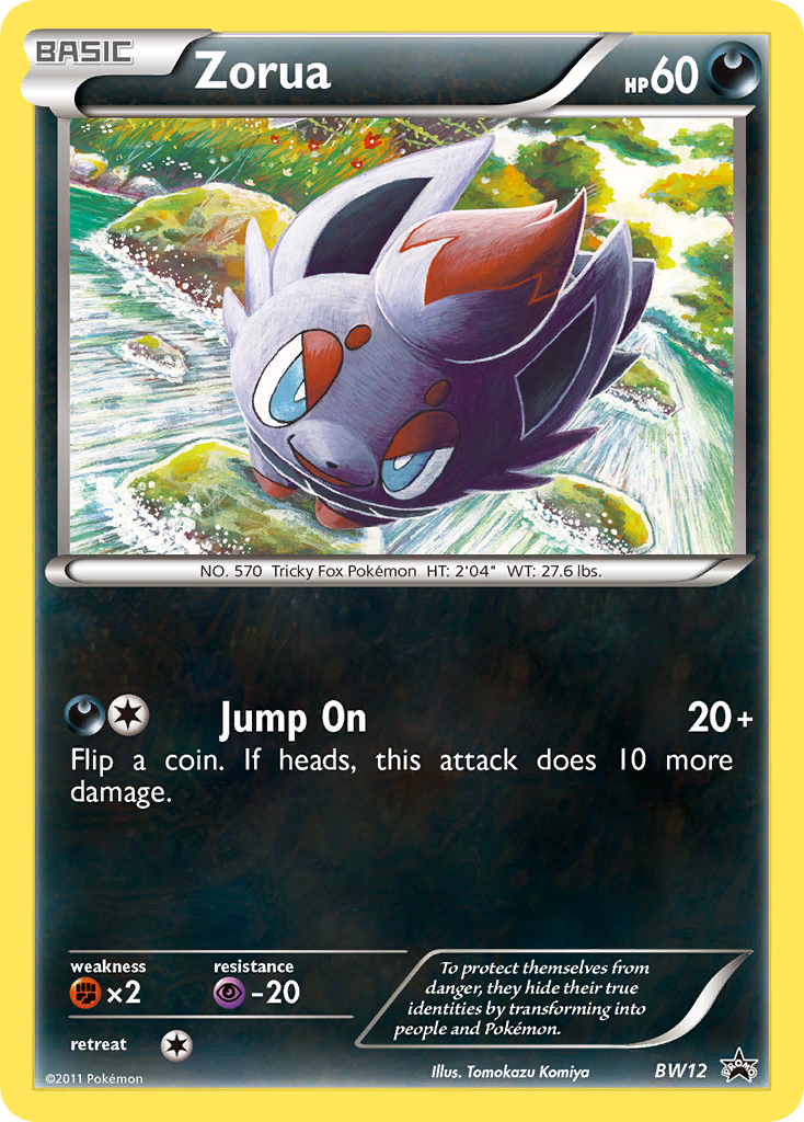 Zorua (BW12) [Black & White: Black Star Promos] | Exor Games New Glasgow