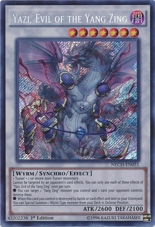 Yazi, Evil of the Yang Zing [NECH-EN051] Secret Rare | Exor Games New Glasgow