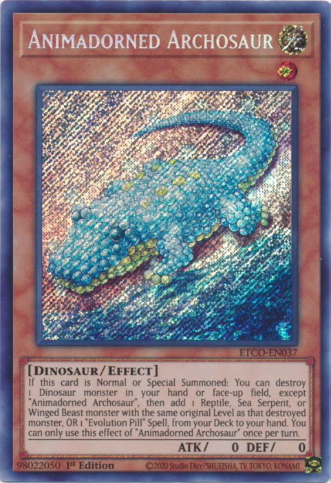 Animadorned Archosaur [ETCO-EN037] Secret Rare | Exor Games New Glasgow