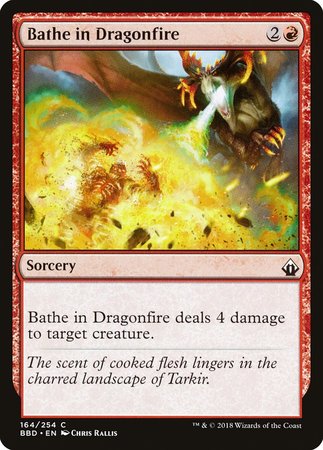 Bathe in Dragonfire [Battlebond] | Exor Games New Glasgow