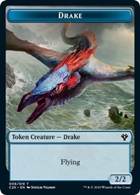 Drake // Insect (018) Double-sided Token [Commander 2020 Tokens] | Exor Games New Glasgow