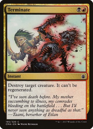Terminate [Commander Anthology] | Exor Games New Glasgow