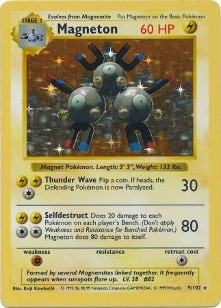 Magneton (9/102) [Base Set Shadowless Unlimited] | Exor Games New Glasgow