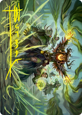 Witherbloom Command Art Card (Gold-Stamped Signature) [Strixhaven: School of Mages Art Series] | Exor Games New Glasgow