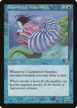 Chambered Nautilus [Mercadian Masques] | Exor Games New Glasgow