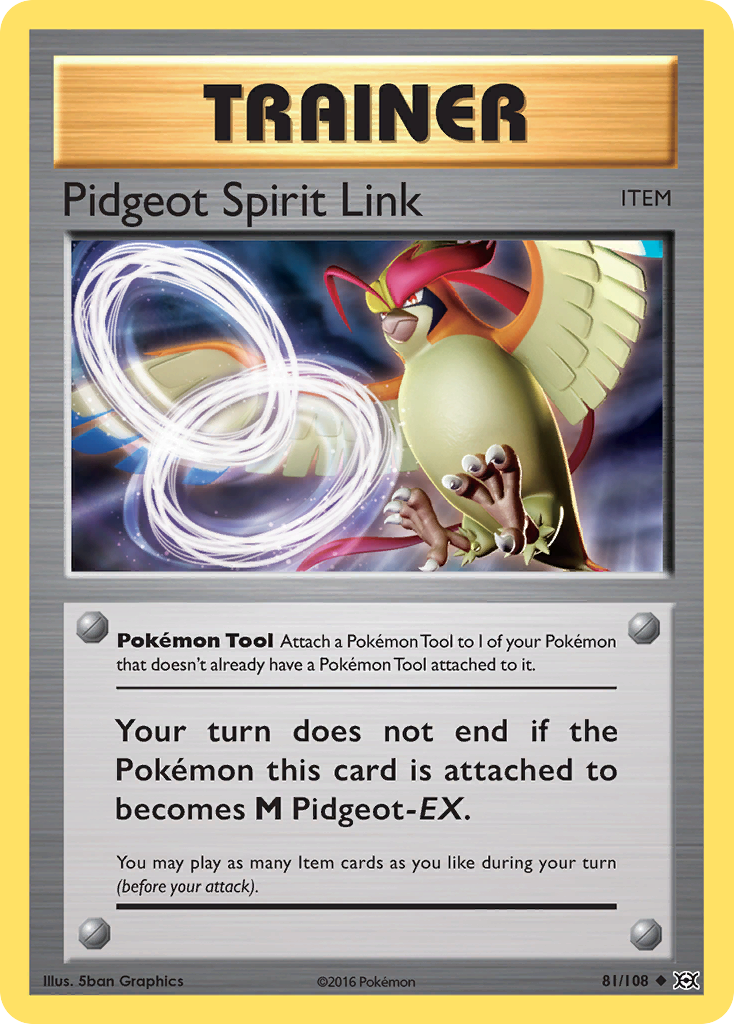 Pidgeot Spirit Link (81/108) [XY: Evolutions] | Exor Games New Glasgow