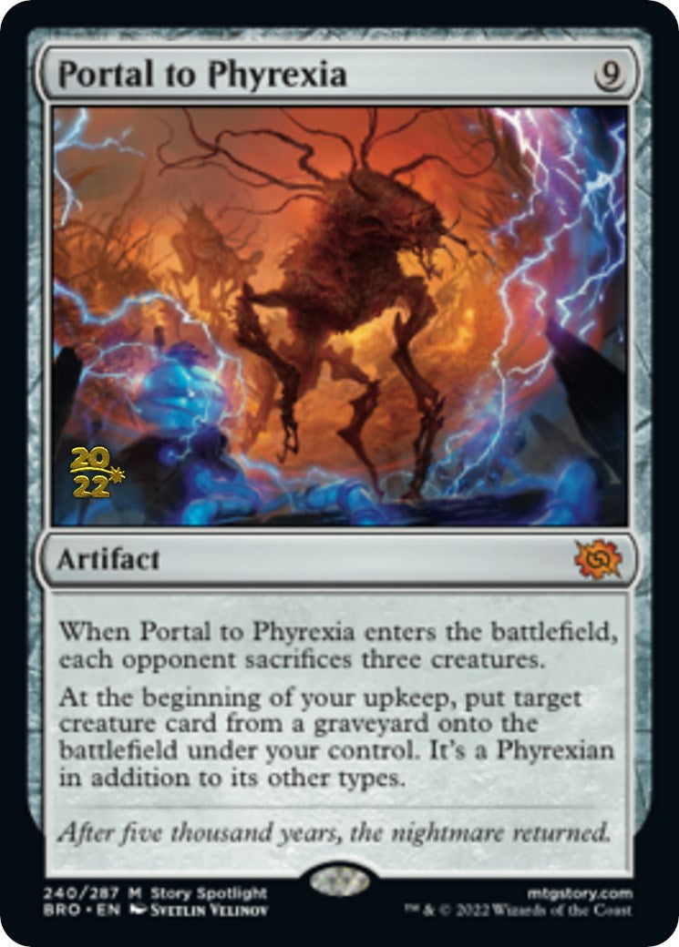 Portal to Phyrexia [The Brothers' War: Prerelease Promos] | Exor Games New Glasgow